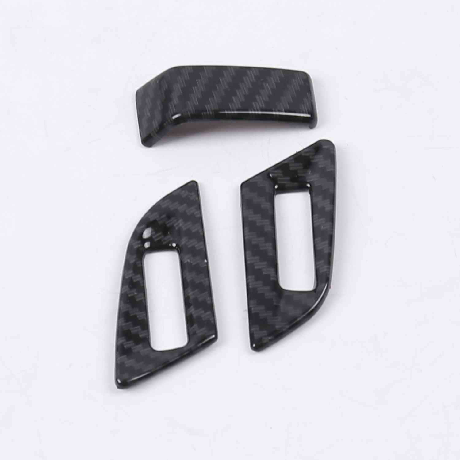 Fit for Peugeot 3008 5008 trument Panel Middle Air Outlet Decoration Modification Interior Carbon Fiber Texture 17-23 Models Carbon fiber grain