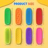 8pcs EDC Fidget Bar Silicone Sensory Stone Antistress Sensory Fidget Toys for Autism Stress Relief Toy for Kids Adults