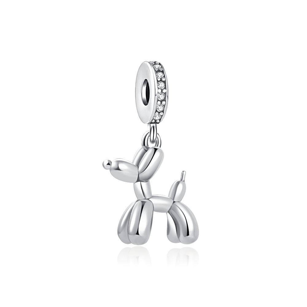 European New Copper Cute Animal Dogs, Cats, Elephants Pendant Suitable For Original Bracelet Diy Charm Jewelry