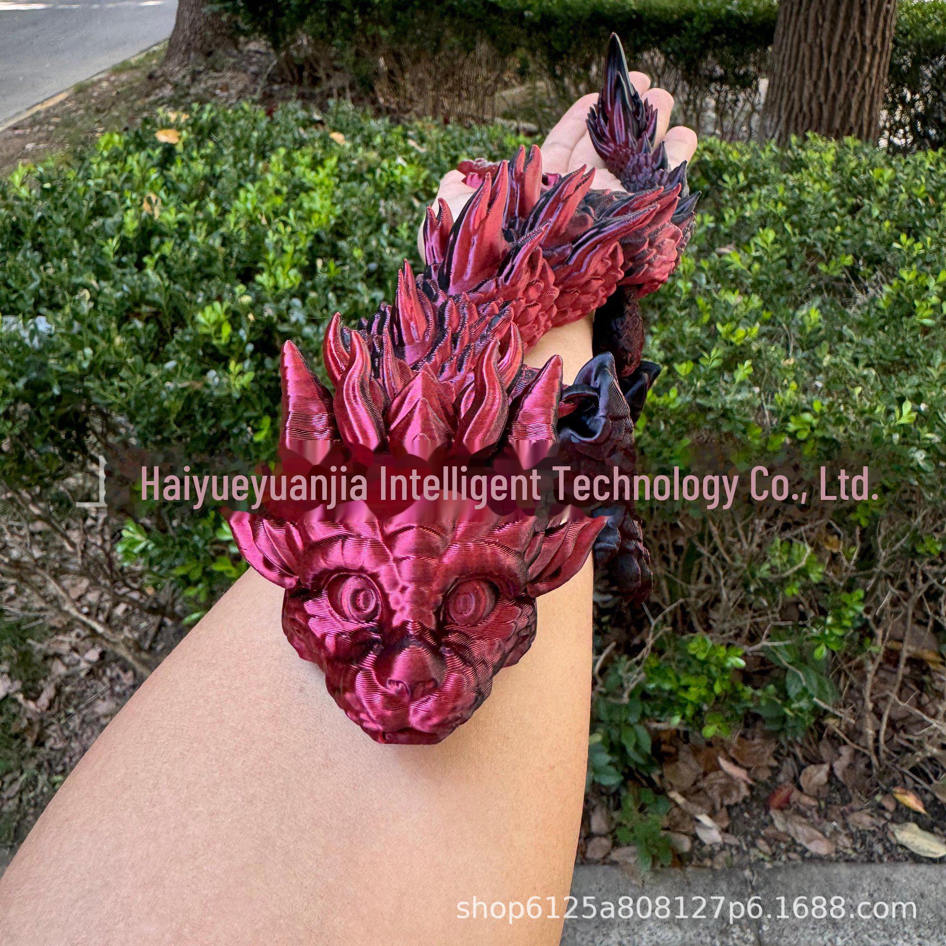 

Подвижный шарнир 3D-печатный детский западный дракончик подарочная модель украшения