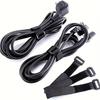 Buckle Hook & Loop Straps: Non-Elastic Multi-Functional Ties for Bicycle, Data Cable, and Storage Solutions