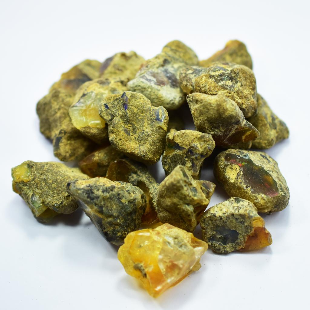 250.36 Ct Natural AAA Fire Opal Ethiopian Rough CERTIFIED Loose Gemstones RS-47