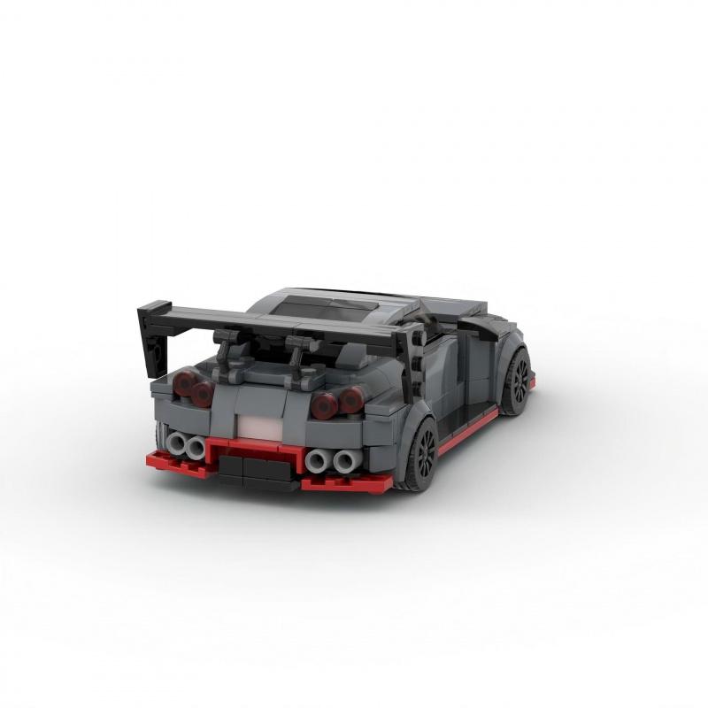 MOC Building Blocks Speed Racing Car Model DIY Assembly Bricks Educational Toy