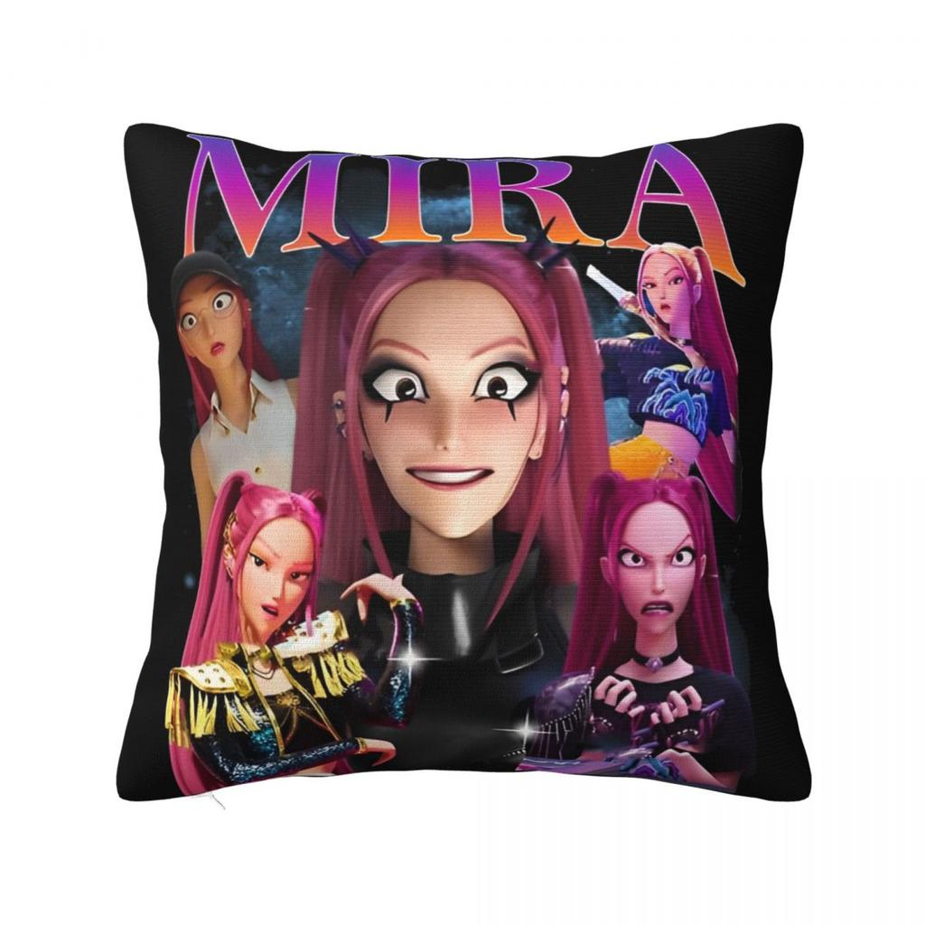 Kpop Demon Hunters Huntrix Pillow Covers Printed Cushion Cover Decorations 2025 Movie Derpy Tiger Throw Pillow Case Cover Home