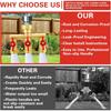 3 Way Garden Hose Splitter Heavy Duty 304 Solid Brasses Water Valves for Outdoor Watering and Irrigation