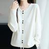 Navava Women Long Sleeve Knit Cardigan With String Hem Nk3180