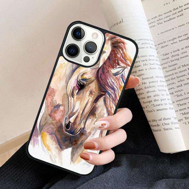 1233 Gray Shire Horse Phone Case Back Cover for iPhone 17 Air 16 15 14 13 11 12 Pro Max Plus Fundas Coque