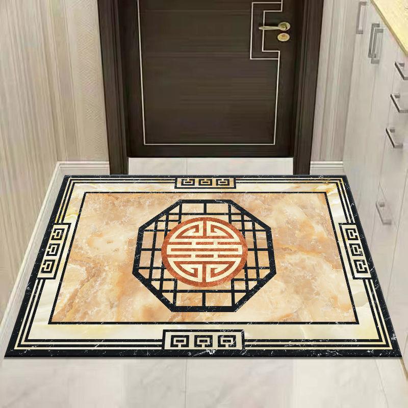 New Chinese Style Entrance Carpet  Living Room Carpet Corridor Floor Mat Household Anti Slip Can Be Cut