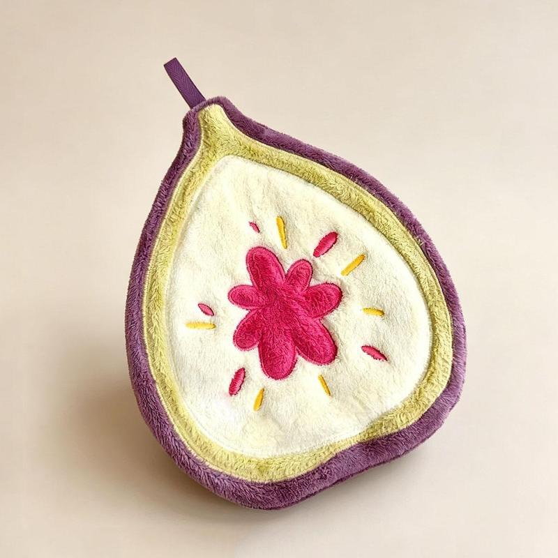 Absorbent Hand Towels for Kitchen Hanging Design Soft Lint Free Hand Towels for Bathroom Sink Kitchen Decor Accessories