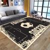 Football Carpet, Soft Non-Slip , Living Room, Bedroom, Indoor and Outdoor Entrance Carpet Modern Abstract Carpet Decorations
