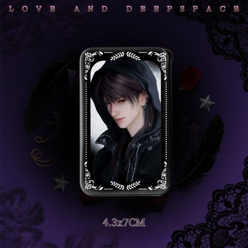 

Love and Deepspace Black Hat Decoration Badge Sylus Rafayel Zayne Xavier Caleb Anime Cospaly Emblem Brooch Backpack Accessories