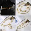 Metal Waist Chain For Women Alloy Buckle Decorative Belt Accessory For Summer And Winter Attire