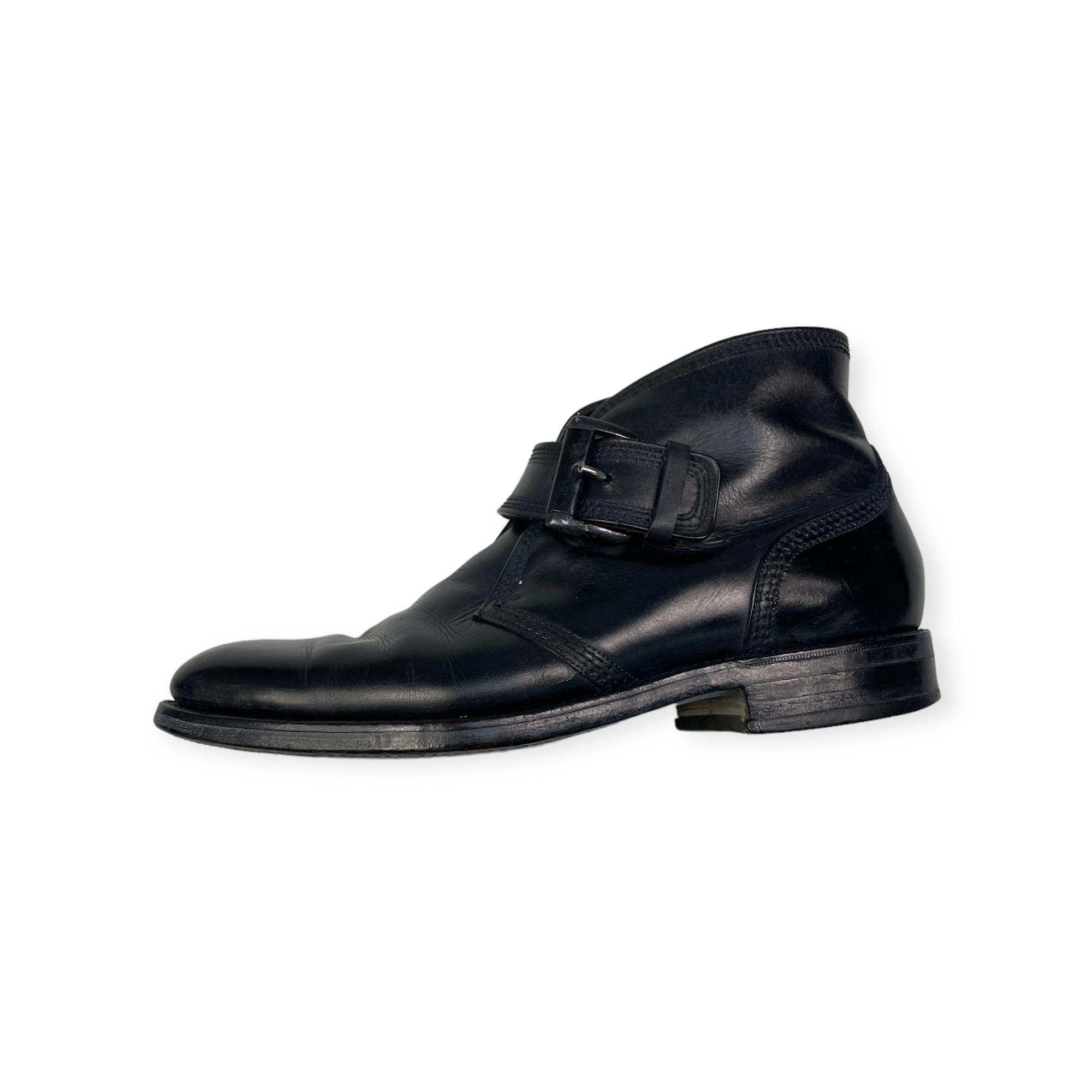 

Чоловічі чорні мокасини з пряжкою Florsheim 41 - Б/У