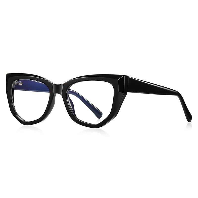 0 -0.5 -0.75 To -6.0 Anti Blue Light Cat Eye Nearsighted Glasses For Women Fashion  Hyperopia Eyeglasses Power +0.5 To +4.0