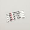 For Toyota 4Pcs Car Styling Aluminum Wheel Rims Racing Stickers Auto Accessories Corolla Avalon Supra Yaris Prado Prius Rav4