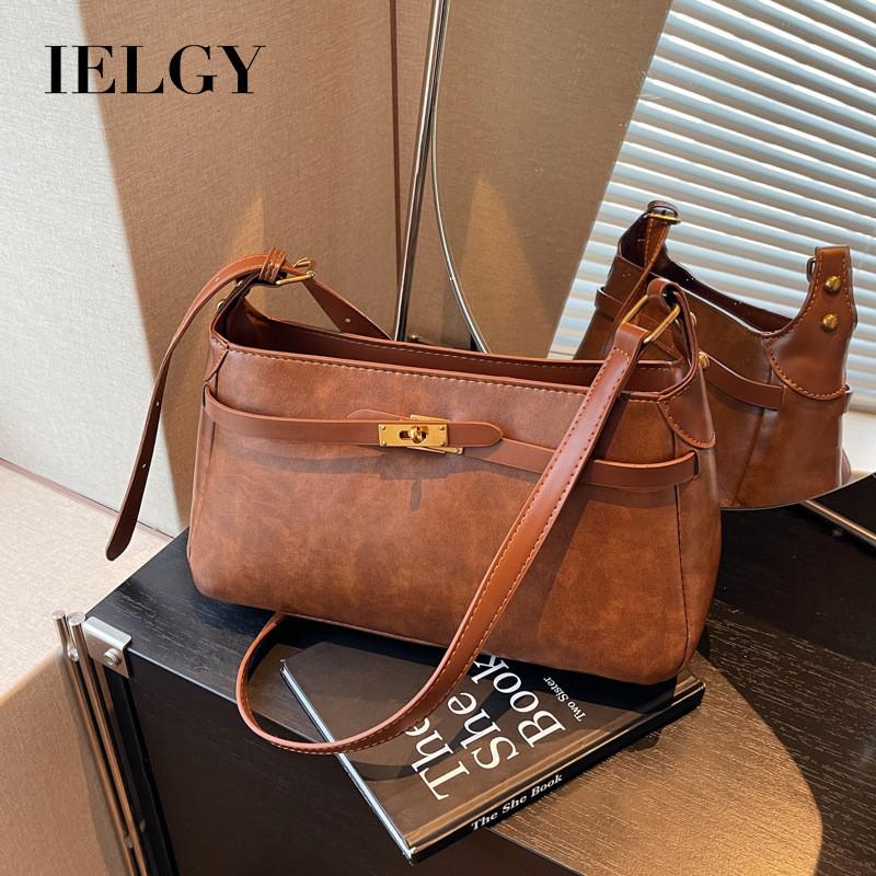 IELGY Retro Bag Fashion One-Shoulder Work Commuter Messenger Bag