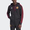 Adidas Manchester United Dna Kapuzenpullover mit durchgehendem Reißverschluss für Herren Hoodies Schwarz IA8529