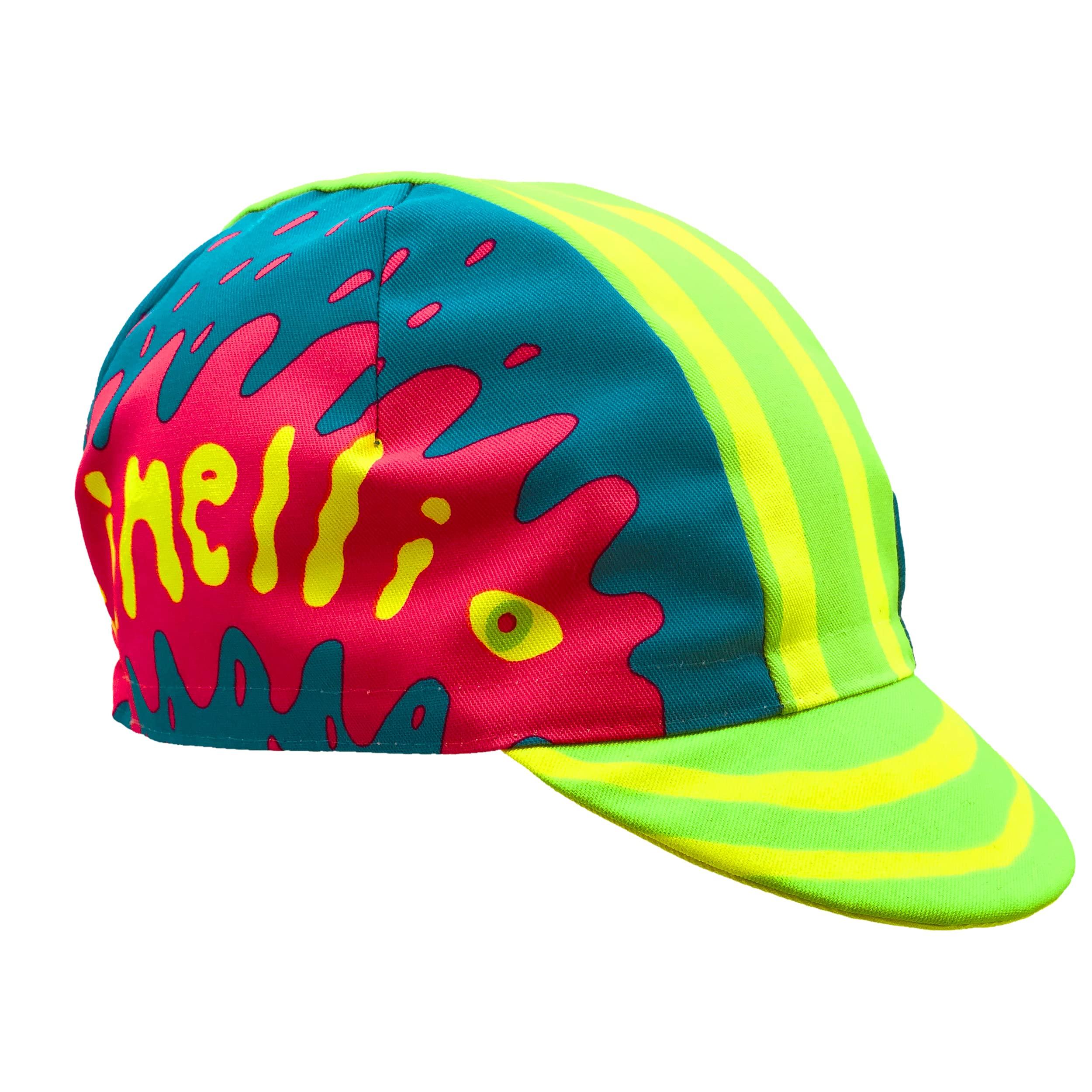 

Hat ANA BENAROYA CAP Fluorescent Yellow Light Blue Pink Free Size [Cinelli] SNAKE