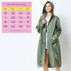 Raincoat Women's Trench Coat Type Thin Breathable Outdoor Hiking Hiking Single Body Waterproof Poncho Men's Multi-Color Portable
