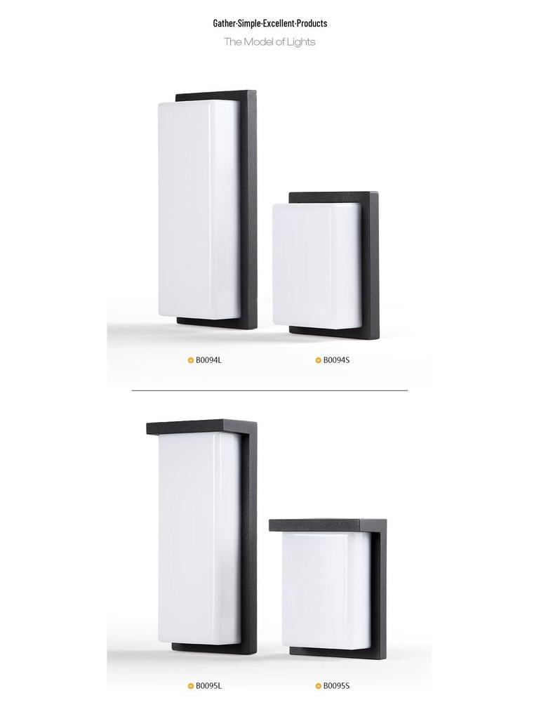 Waterproof Outdoor LED Wall Light for Bedroom, Entrance, Villa, Balcony, or Corridor.