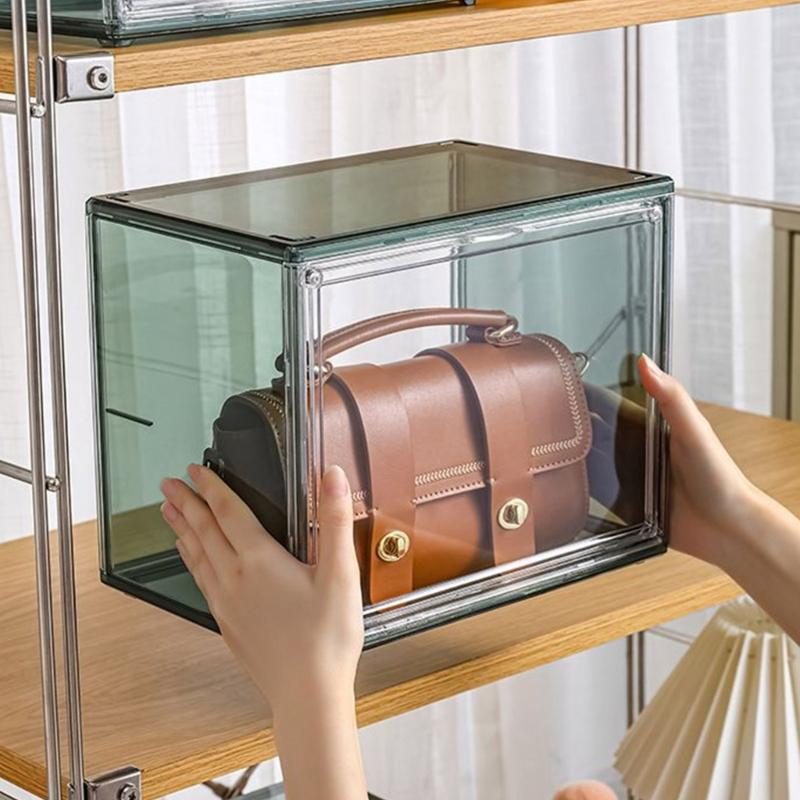 Clear Multipurpose Storage Case Magnetic Clear Organizers for Efficient Sorting of Jewelry and Makeup Products