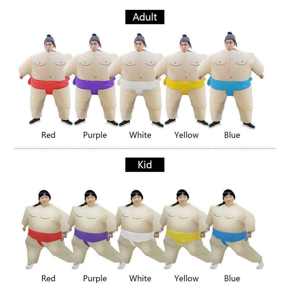 Fun And Quirky Sumo Wrestler Inflatable Costume Perfect For Parties And Cosplay