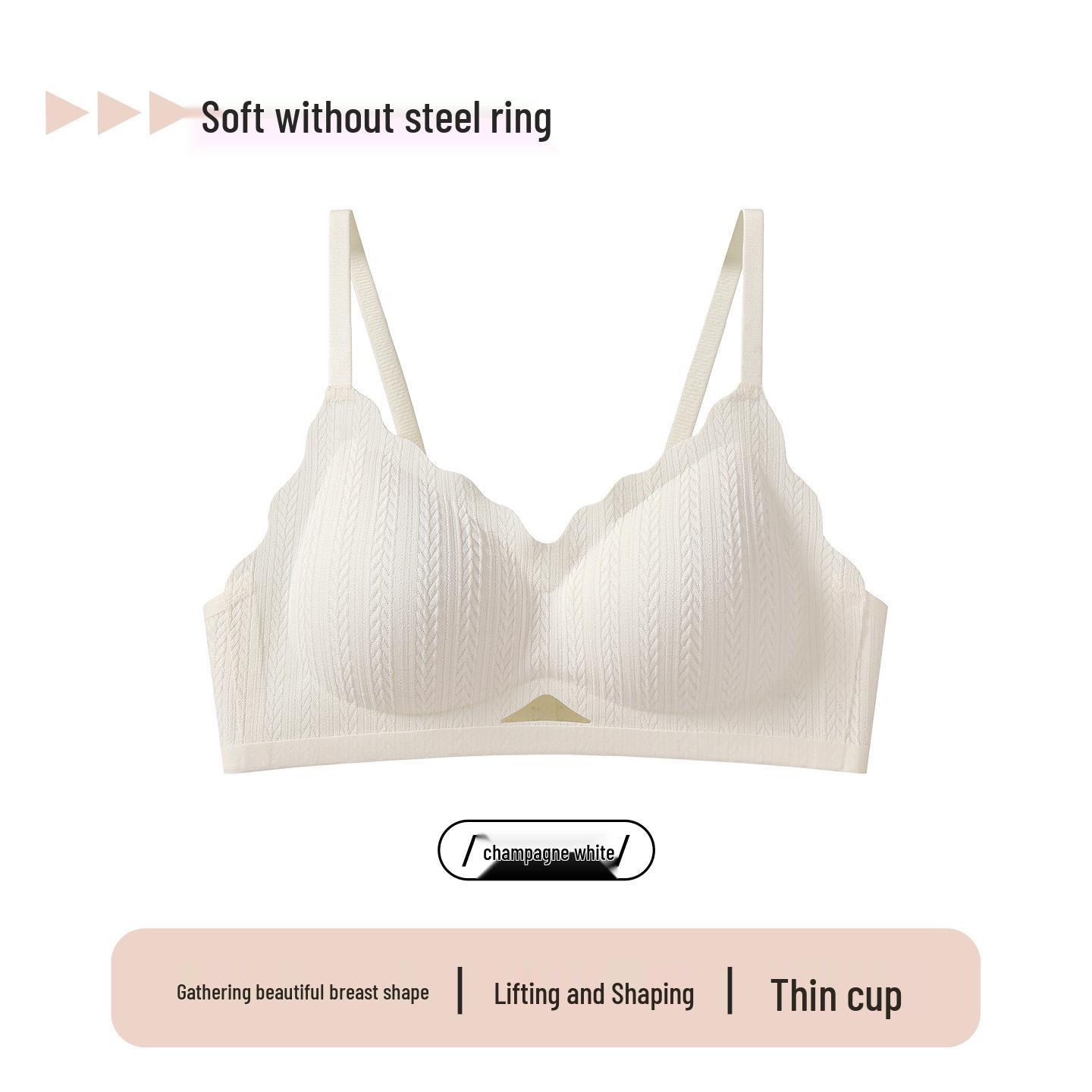 Women s Seamless Wire-Free Summer Bra: Lifting Support for Small Busts & Beautiful Back Design L (36/80)
