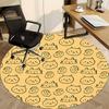 1pc Cat Pattern Chair Carpet for Office, Non-slip, Soft and Durable Office Rug for Interior Decoration, Perfect for Office yy260313033