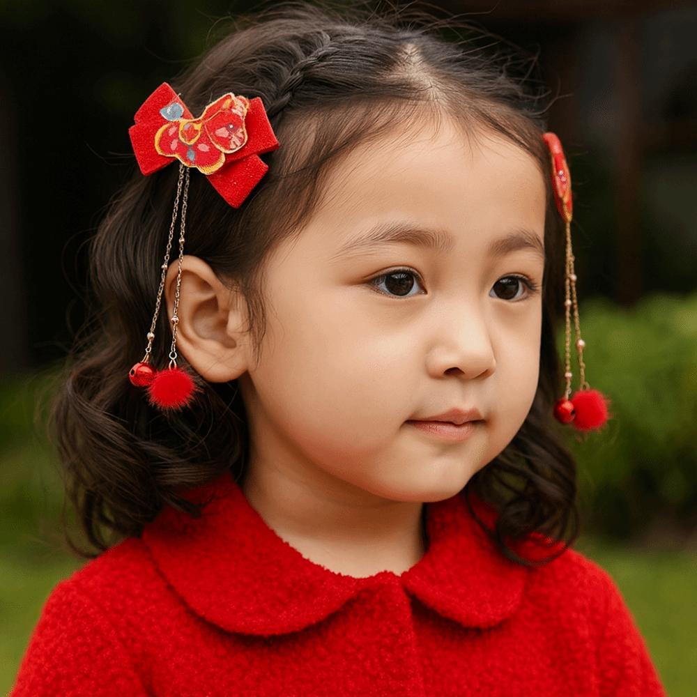 Cartoon Tassel Hairpin Horse New Year Hair Accessory  Festive Occasions