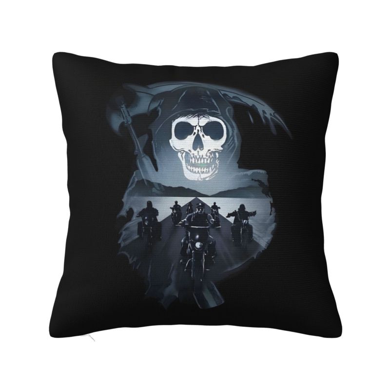 Individuelle Disney Sons Of Anarchy Kissenbezüge Die TV-Serie Samt Niedliche Zierkissenhülle für Auto Sofa