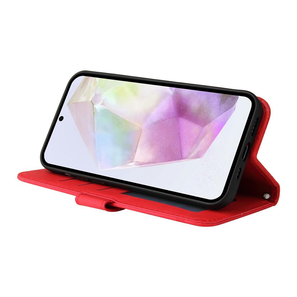 For Samsung Galaxy A36 5G Leather Wallet Cases Skin Touch Phone Cover Stand with Strap