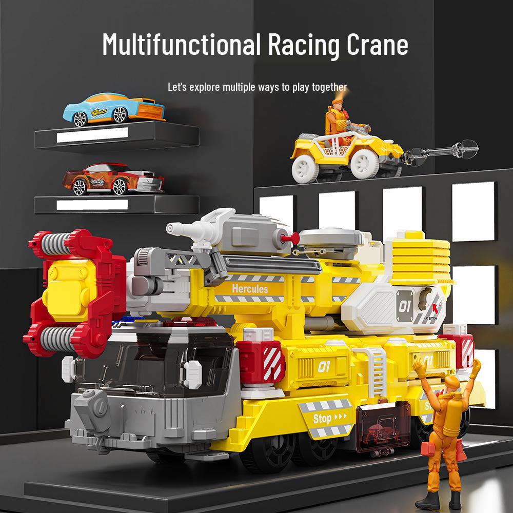 

Sam Daigou Racing & Deforming Toy Crane with Mini Car золотой