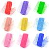 Glitter Tulle Fabric Roll 6 Inch 10 Yards Sequin Sparkling Ribbon Spool Netting for Wedding Tutu Skirt Gift Wrapping Party Decor