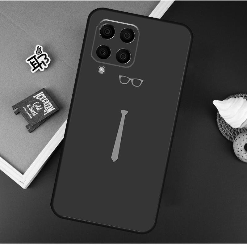 Suit and Tie Case For Samsung Galaxy M51 M31 M21 M11 M16 M36 M56 M53 M12 M32 M52 M15 M35 M55 M14 M34 M54