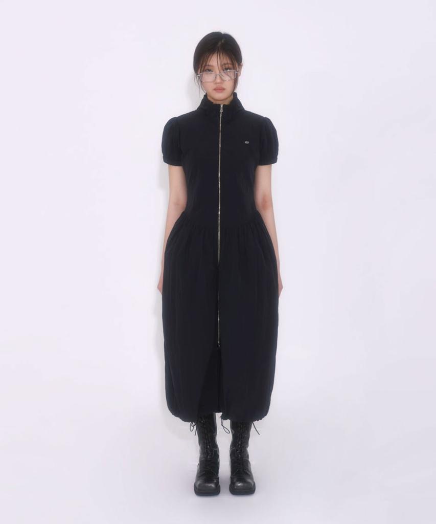 Lulu Seoul Yucca Nylon Dress (Black)