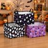 Large Capacity Halloween Storage Basket Pumpkin Sundries Organizer Laundry Basket  Book Storage