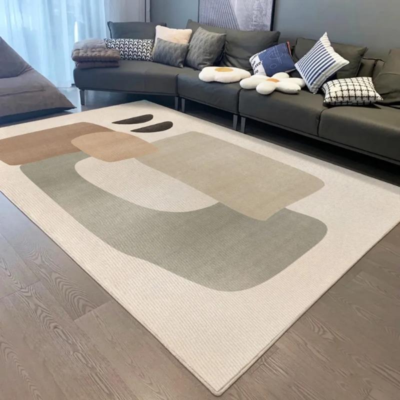 Modern Minimalist Carpet Living Room Bedroom with Non Slip Easy To Clean Ins Style Large Carpet Home Decor Fashion and Beautiful