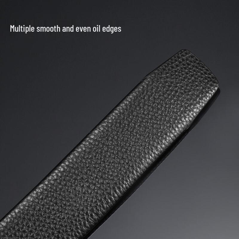 ZIPPO Men's Cowhide Leather Automatic Buckle Belt