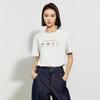 Shetu Women's Pearl Print Short Sleeve T-Shirt