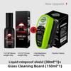 Debody Glass Oil Film Remover: Powerful, Long-lasting Decontamination Coating for Windshields and Windows with Crystal Plating and Rain Repellent.