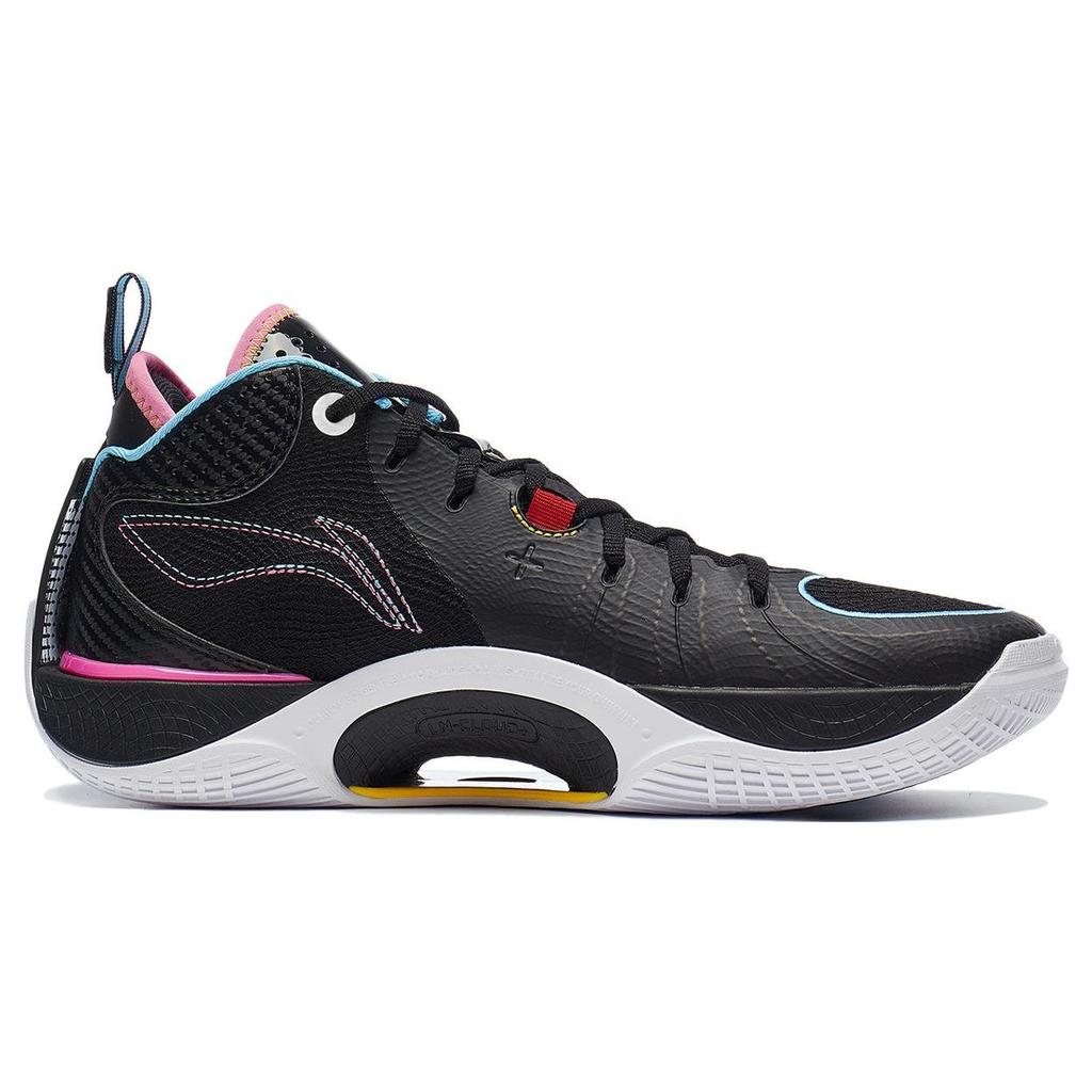 Li Ning Wade Shadow 5 Cushioning Slip Resistant Low Top Basketball Shoes Men's Black ABPT053-1