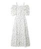 FRAY Puff Sleeve FLOWER I.D. Women's 3-Way Dress, FWFO251091,