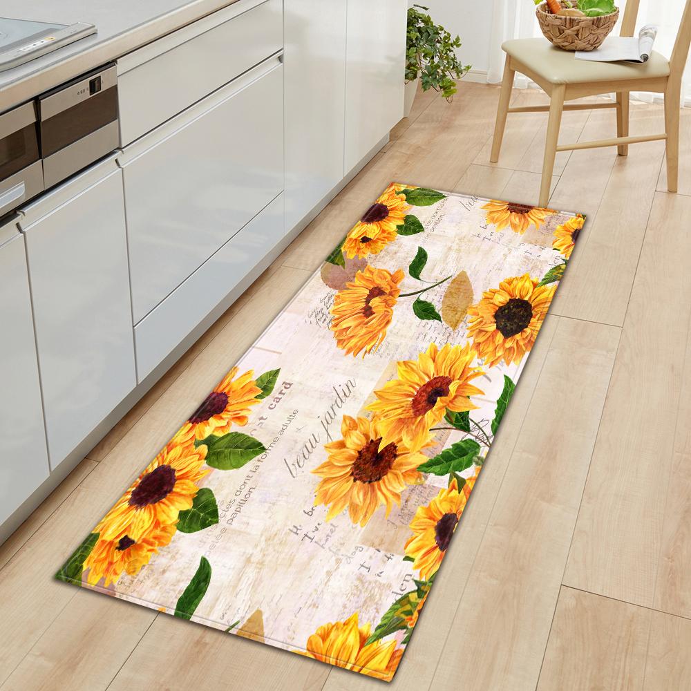 Home Floor Decoration Living Room Bathroom Non-slip Carpet Modern Kitchen Floor Mat Bedroom Entrance Door Mat Pattern