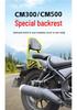 Honda CM300/CM500 Rear Backrest & Lumbar Support for Xiangshuai 250