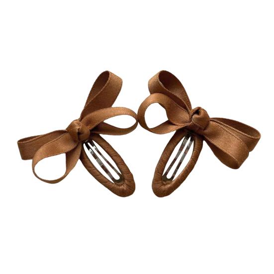 1 Paar Baby Haarspangen Leuchtende Farbe Kleinkind Haarspangen Schleifchenform Haarspangen für Mädchen Seitenhaar Pony Haarschmuck