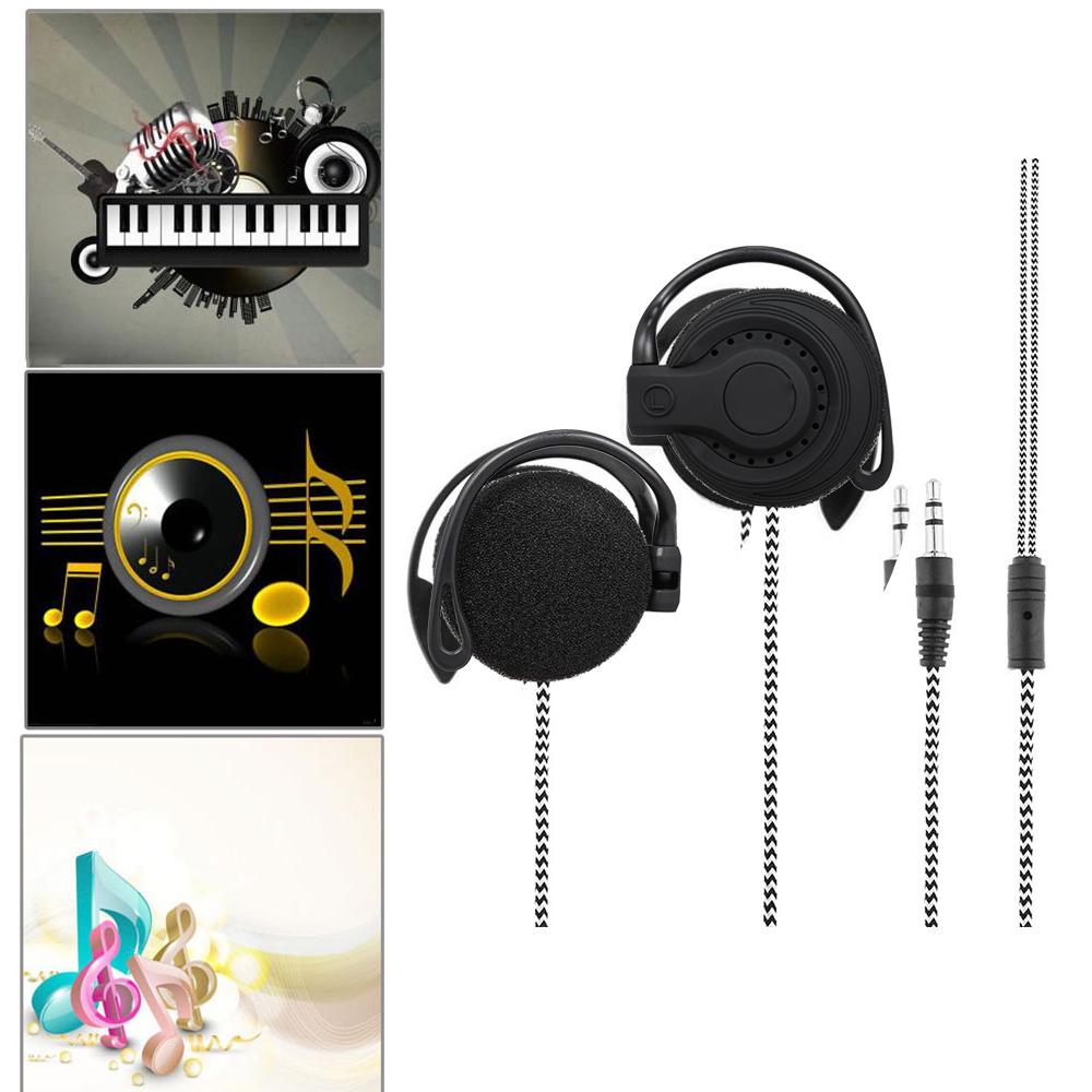 3,5 mm Kabelgebundenes Gaming-Headset On-Ear Sportkopfhörer Ohrbügel Musik-Ohrhörer für Smartphones Tablet Laptop Desktop-PC