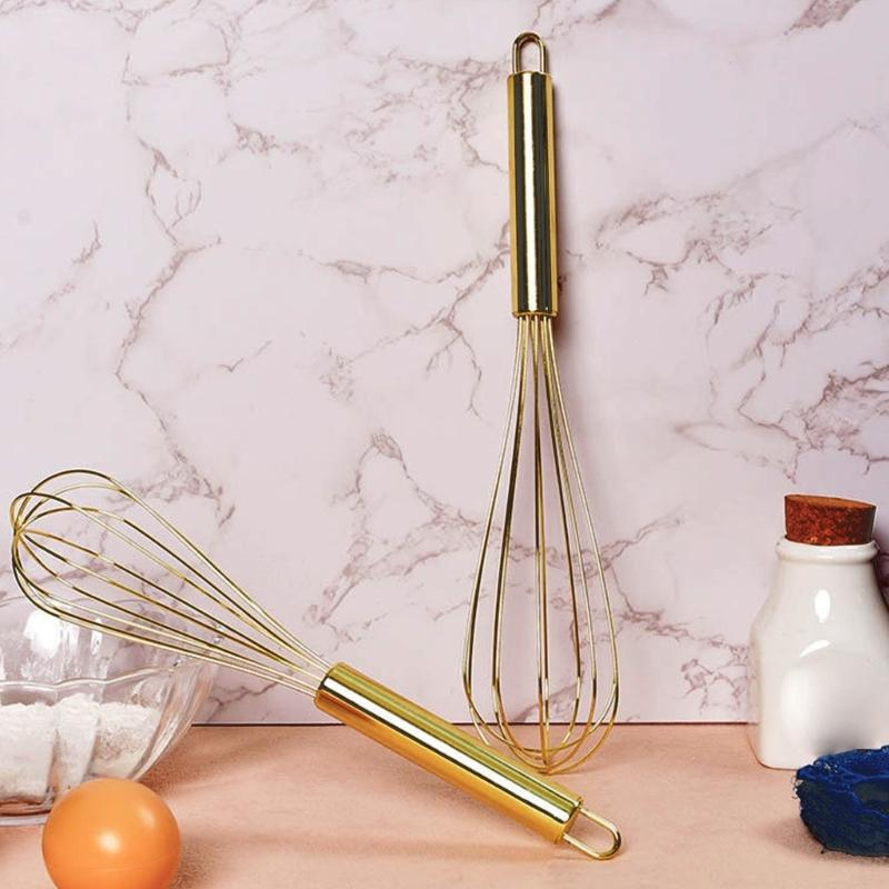 Premium Handheld Eggs Beater Whisk Steel Wire Whip For Kitchen Baking Needs Features Dishwasher Safe Construction