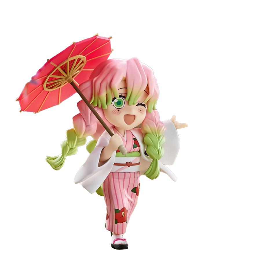 Demon Slayer Kimetsu No Yaiba Plum Rain Mystery Blind Box Tanjirou Nezuko Zenitsu Inosuke Collectible Toy Gift For Manga Lovers