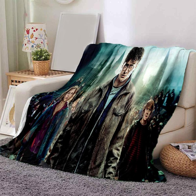 

Harry Potter and the Deathly Hallows Part 1 Movie Poster PrintPrint Blanket, Soft Blanket For Sofa Office Bed And Travelling Daughter Birthd 130cm×150cm（50in×60in）
