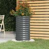 Round Planter - Maison Exclusive - 40x68 Cm - Galvanized Steel - Anthracite